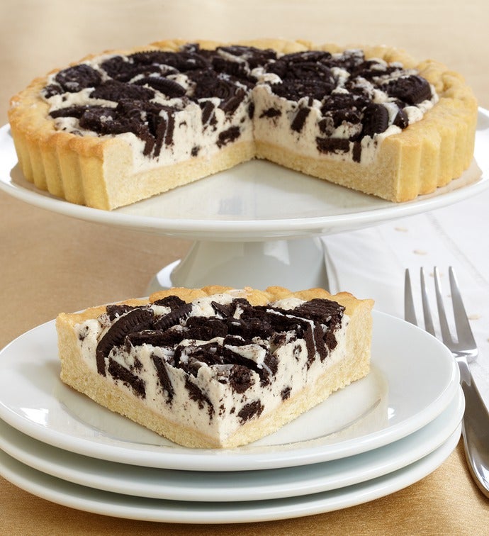 Irresistible OREO® Black & White Cookie Pie
