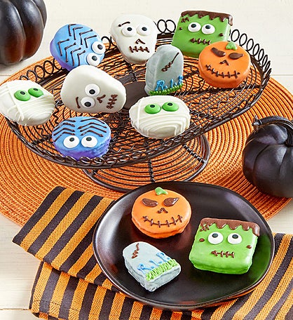 Spooky 'n Scary Mini Brownie Cakes