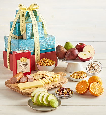 With Love & Support Sympathy Fresh Fruit Tower