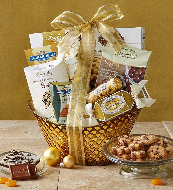 Gilded Splendor Gift Basket