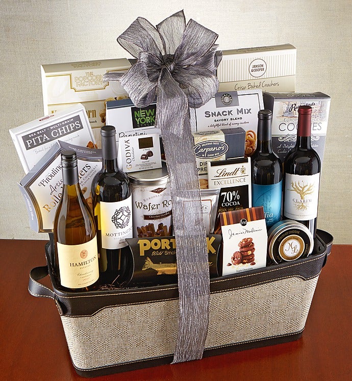 Executive Wine & Gourmet Collection Gift Basket