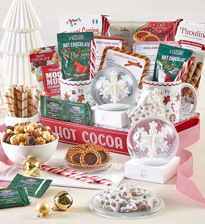 Holiday Hot Cocoa Bar with Mugs