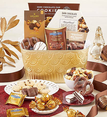 Branded Chocolate Decadence Gift Basket