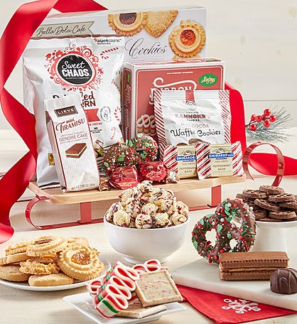 Holiday Sleigh Charcuterie Board