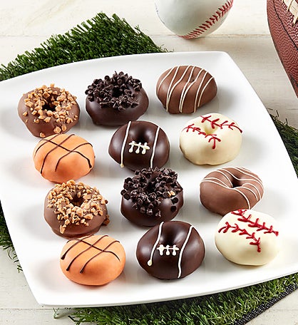 Sport Belgian Chocolate Covered Donuts 12ct
