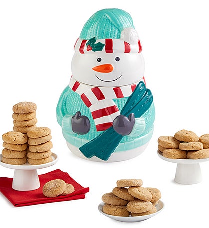 Ceramic Cookie Jar - Snowman