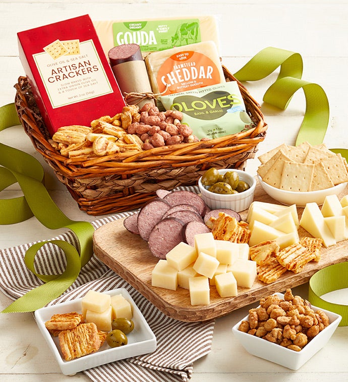 Epicurean Meat & Cheese Gift Basket