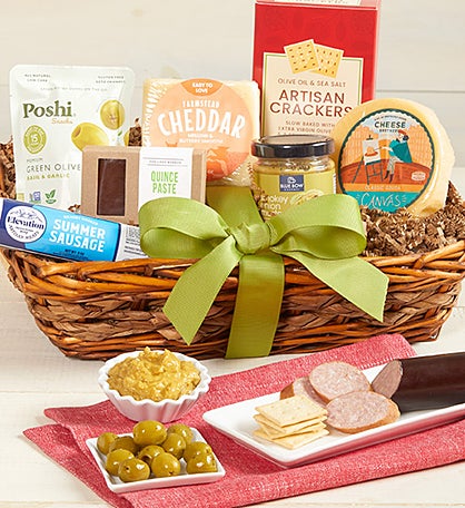 Epicurean Meat & Cheese Gift Basket