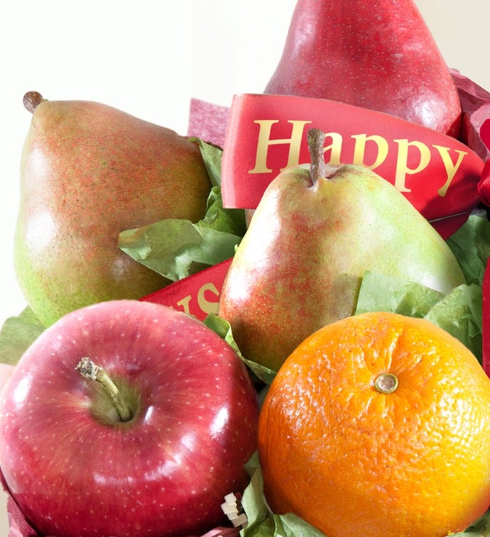 Fireside Holiday Fruit Basket