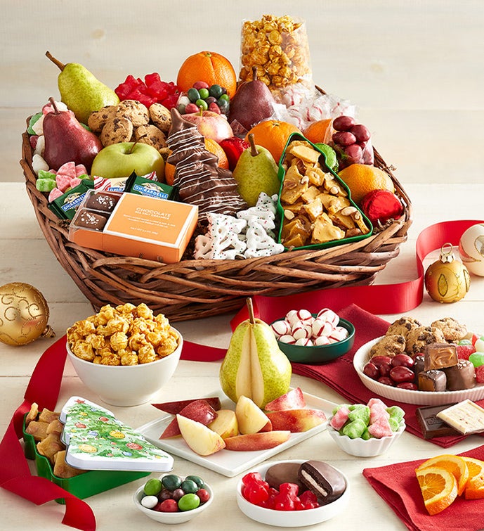 Holiday Gathering Fruit & Sweets Basket