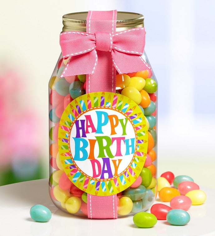 Light the Candles! Happy Birthday Sweets Jar