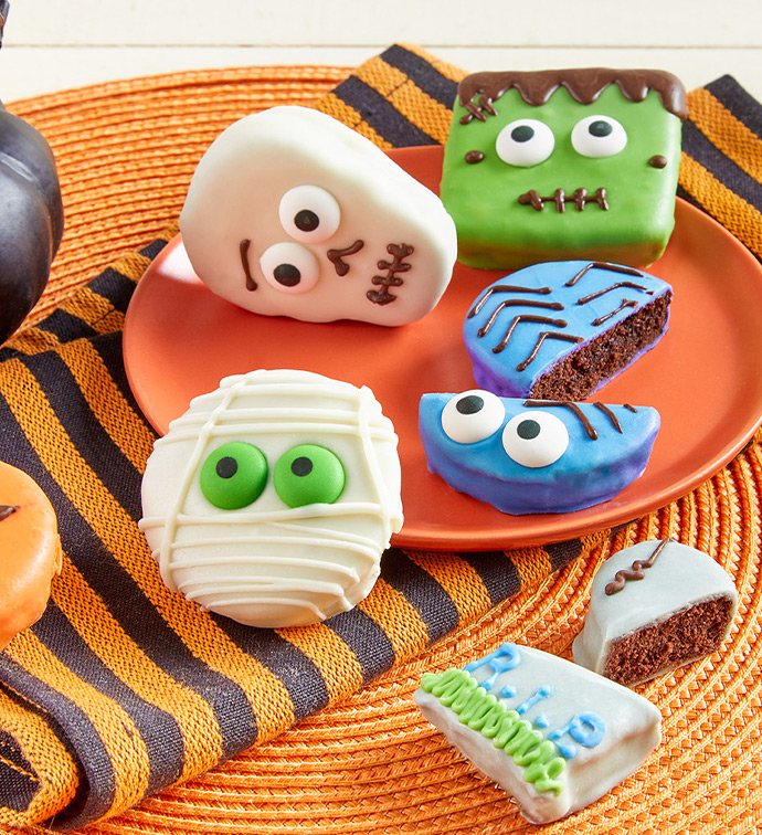 Spooky 'n Scary Mini Brownie Cakes