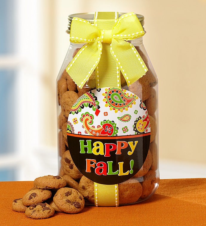 Happy Fall! Chocolate Chip Cookie Jar