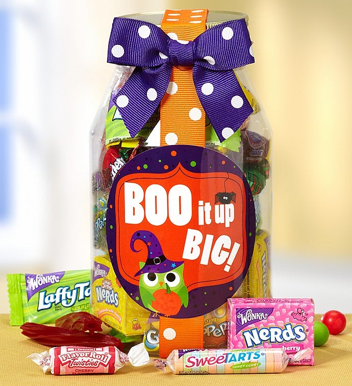 Boo It Up Big! Trick or Treat Candy Jar