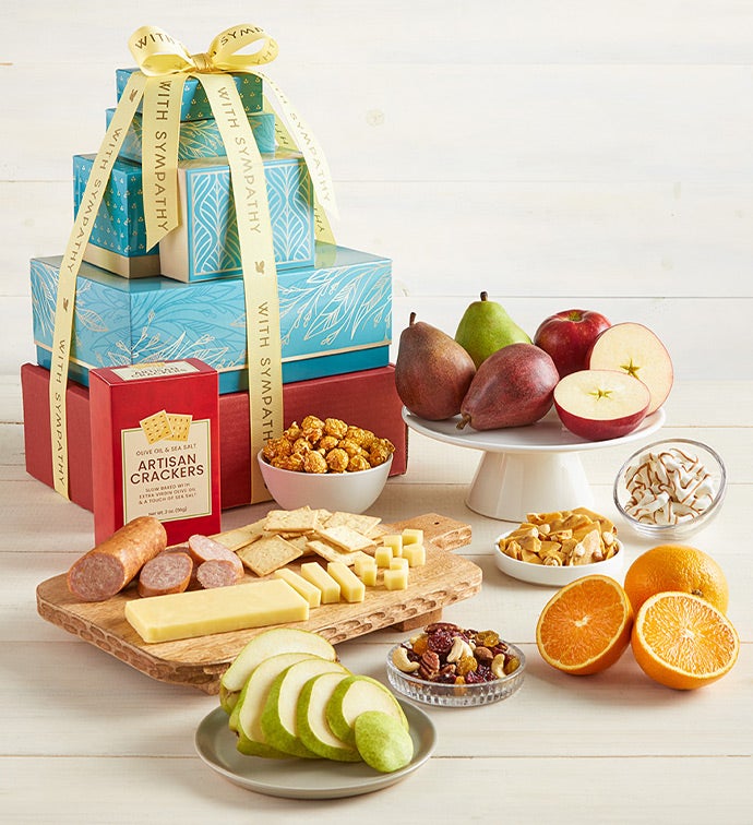 With Love & Support Sympathy Fresh Fruit Tower