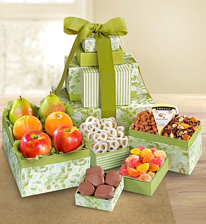 Feel Better Fruit & Sweets Gift Baskets by 1-800 Baskets