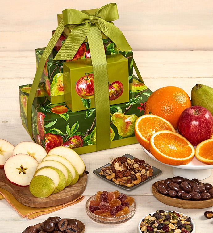 Sierra Sunrise Organic Fruit & Sweets Tower