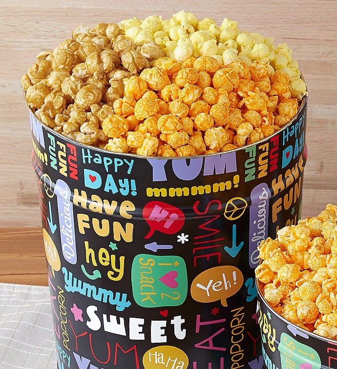 Popcorn Factory Fun with Snacks Popcorn Tin 3.5G