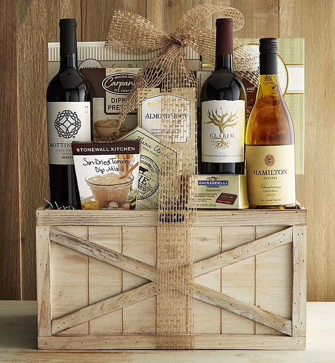Exceptional Selections Rustic Wine Trunk