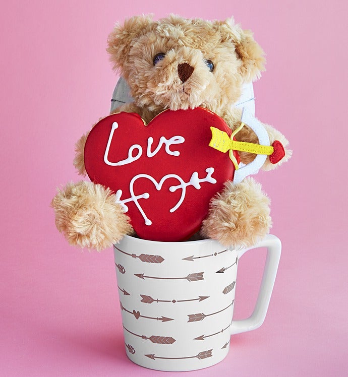 Follow your Heart Mug & Bear Gift