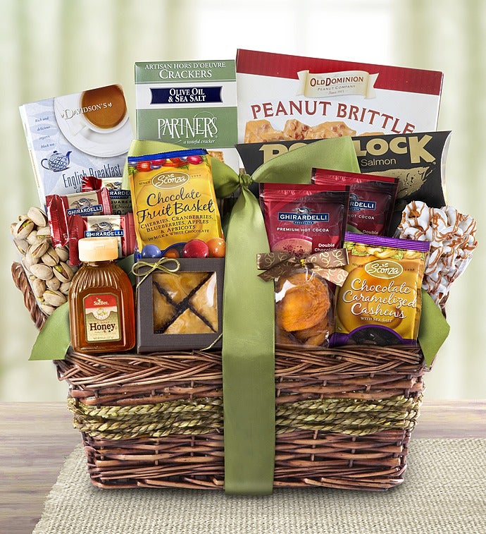 Kosher Gourmet Sweets and Savories Gift Basket