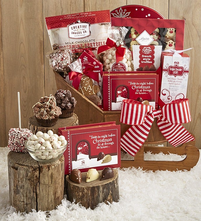 Chocolate Cheer Special Delivery Sleigh Gift