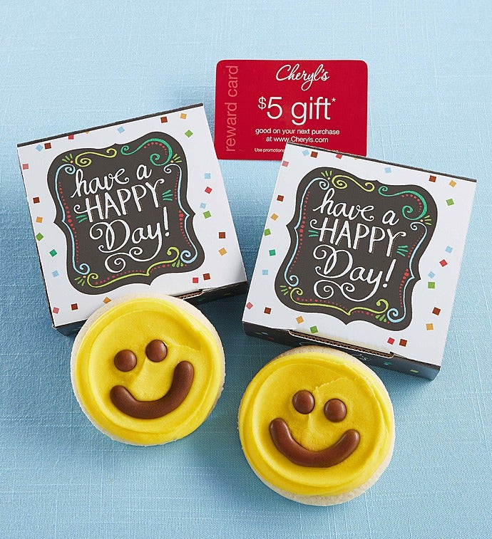 Cheryl's Have A Happy Day Cookie Card