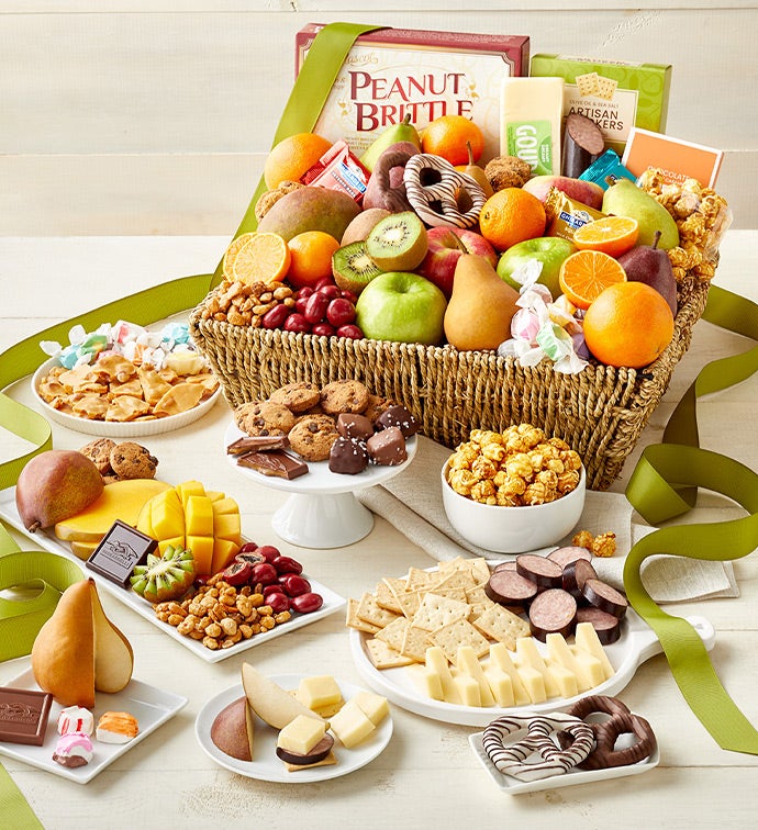 Distinctive Fruit Basket & Sweets Gift