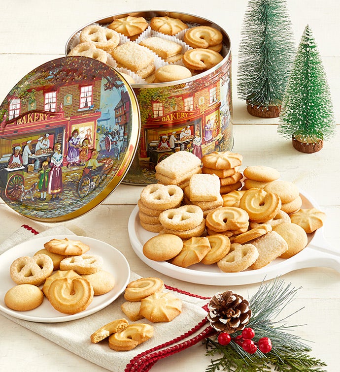 CDW Thank You Traditional Holiday Tin with Assorted Cookies