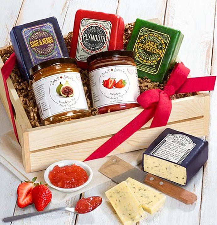 Plymouth Cheese & Just Jan's Spreads Gourmet Gift