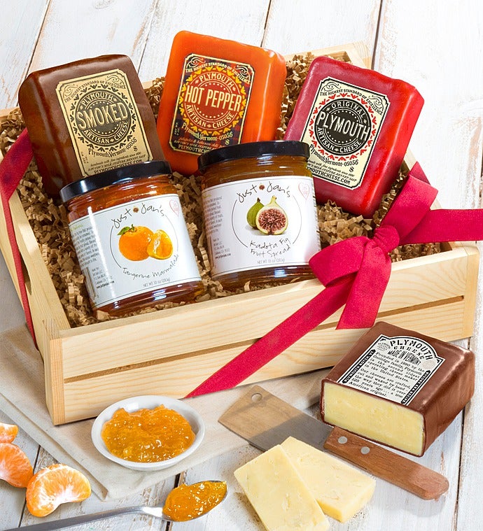 Plymouth Cheese & Just Jan's Spreads Gift Crate