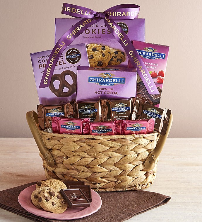 Ghirardelli® Chocolates Gift Basket
