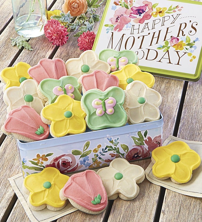 Cheryl's Mother's Day Tin With 16 Cut Outs