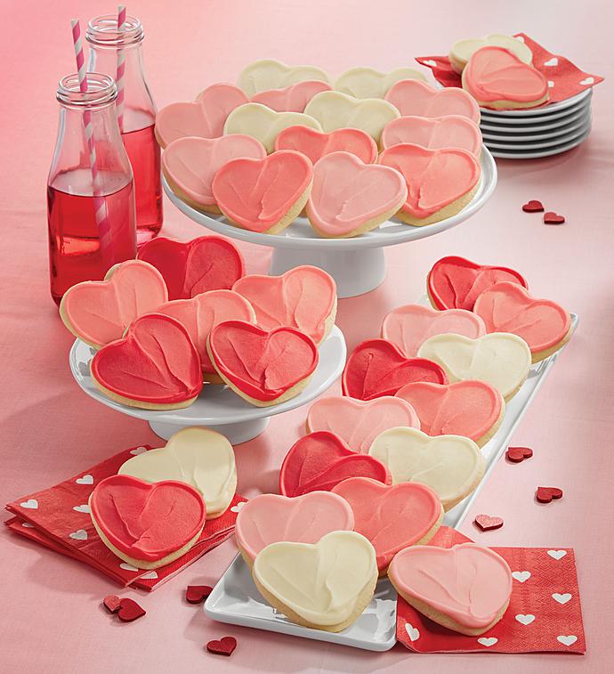 Cheryl's Frosted Heart Cut Out Cookies