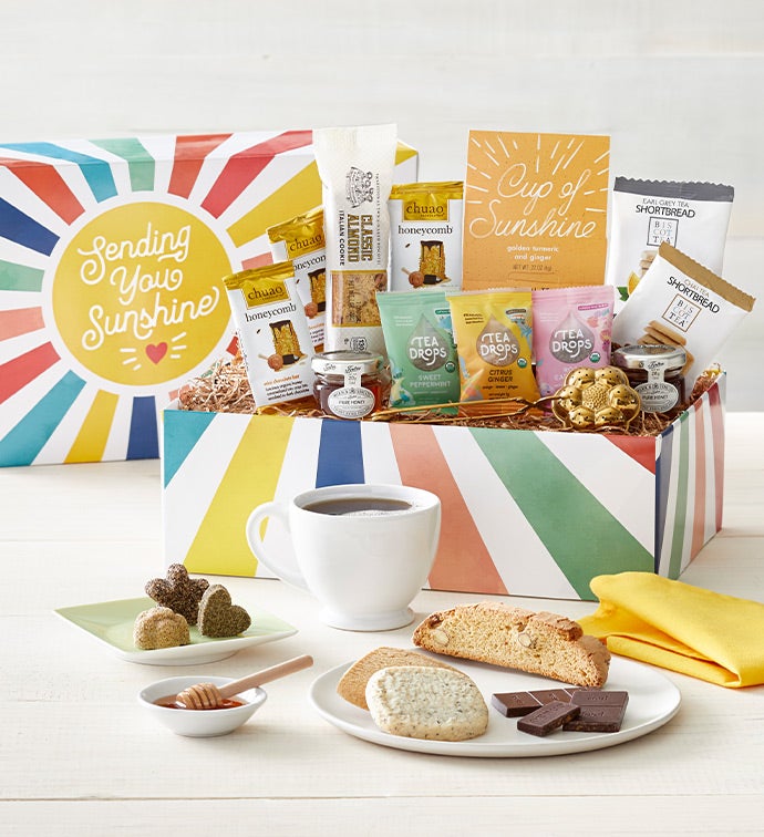 Teatime Temptations Gourmet Gift – Tea gift baskets – US delivery