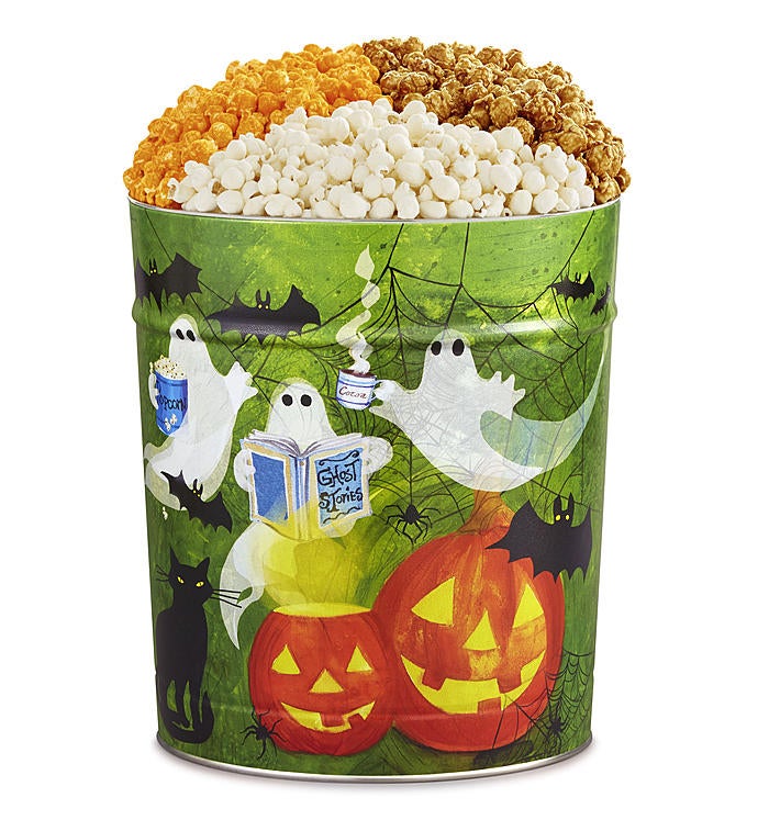 Popcorn Factory 3.5G Halloween Ghost Tin 3 Flavor