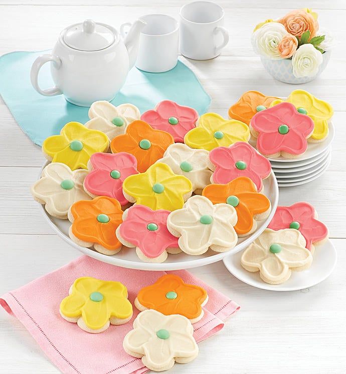 Cheryl's Frosted Flower Cut Out Cookies