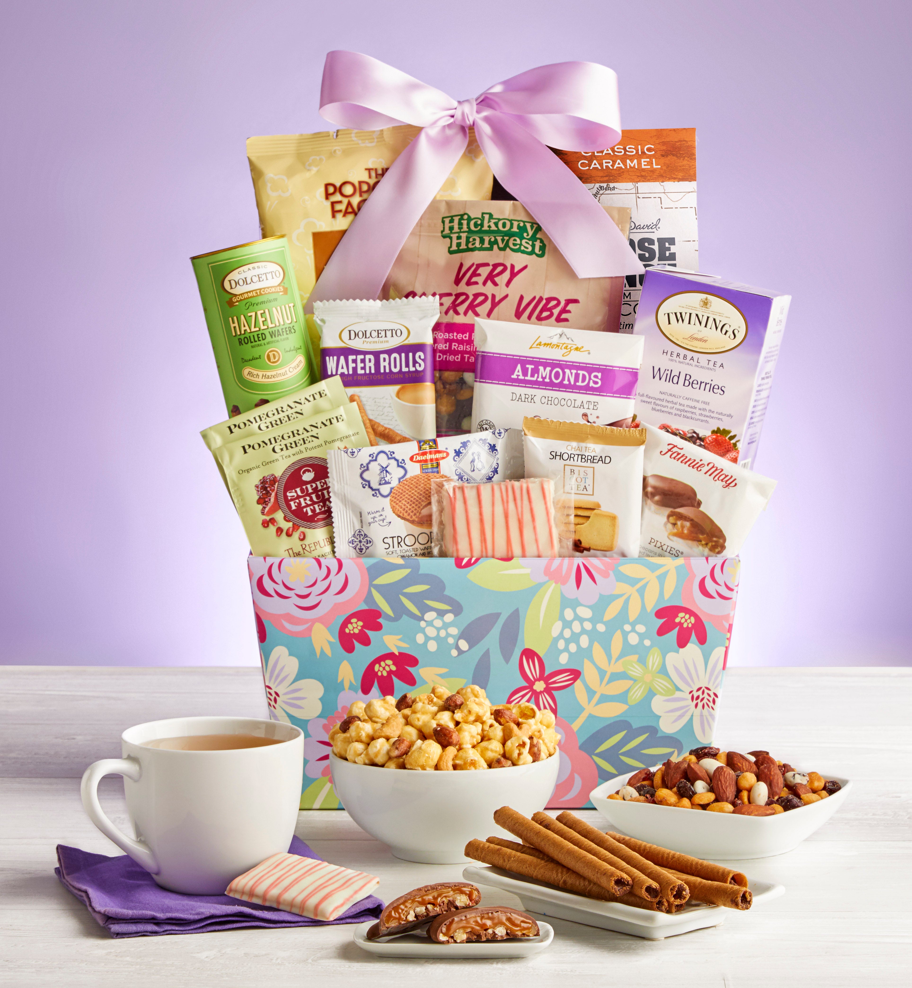 Blooming Delights Gift Basket