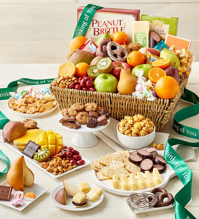 Thinking Of You Fruit & Sweets Gift Basket