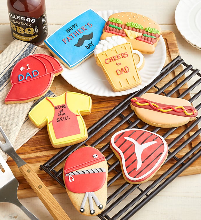 Father's Day Artisan Iced Cookies