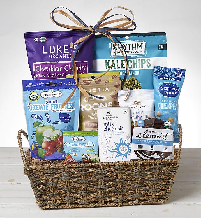 Snack Time Organic Gift Basket