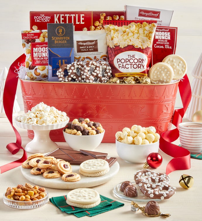 Sparkling Snow Sweets & Treats Basket