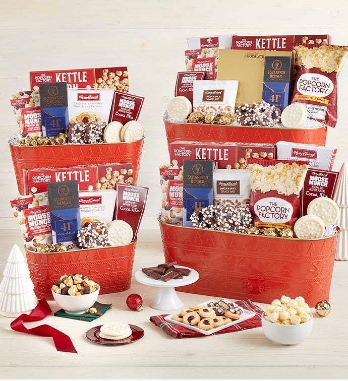 Sparkling Snow Sweets & Treats Basket