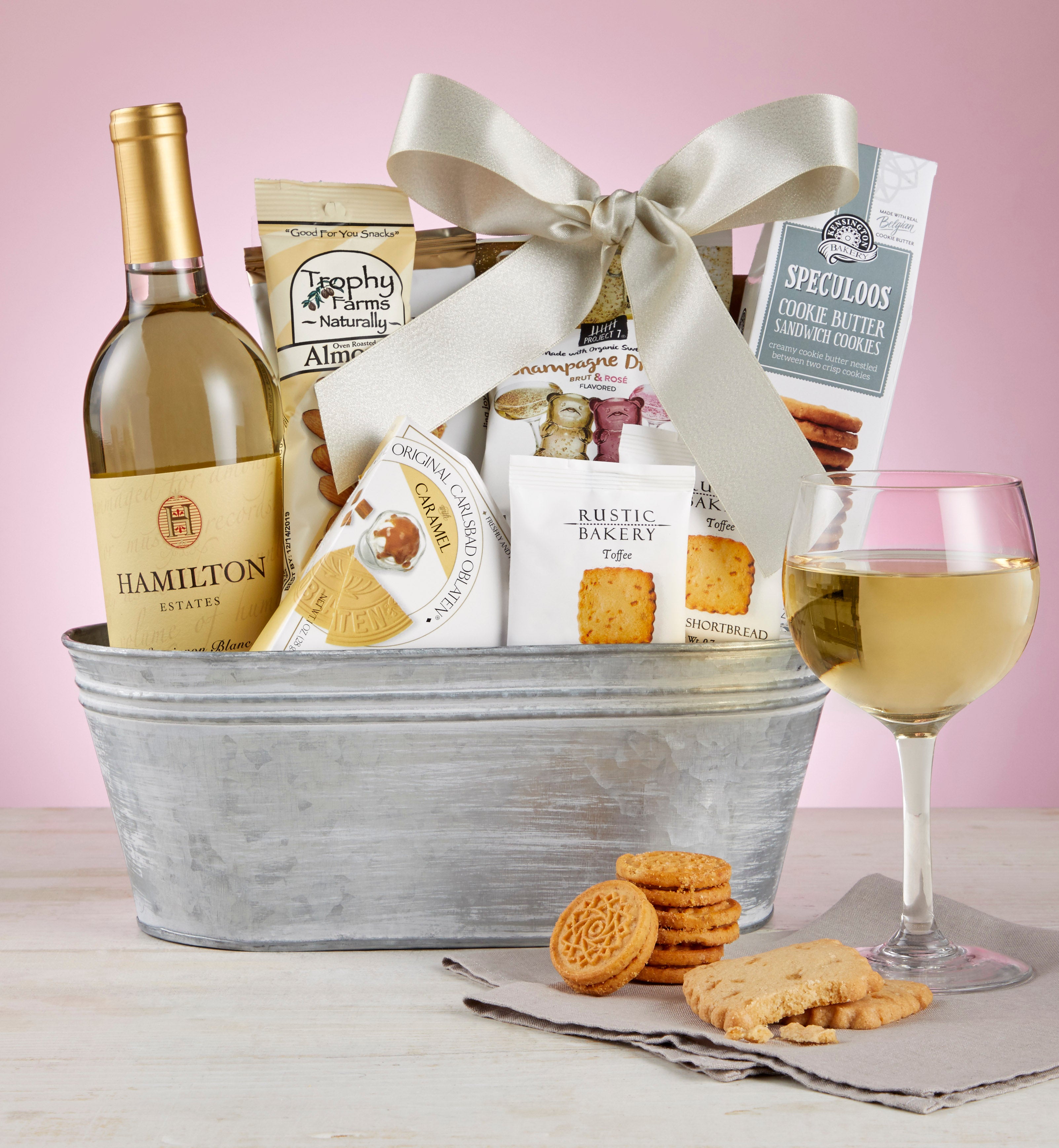 White Wine Gift Baskets, White Wine Gift Delivery