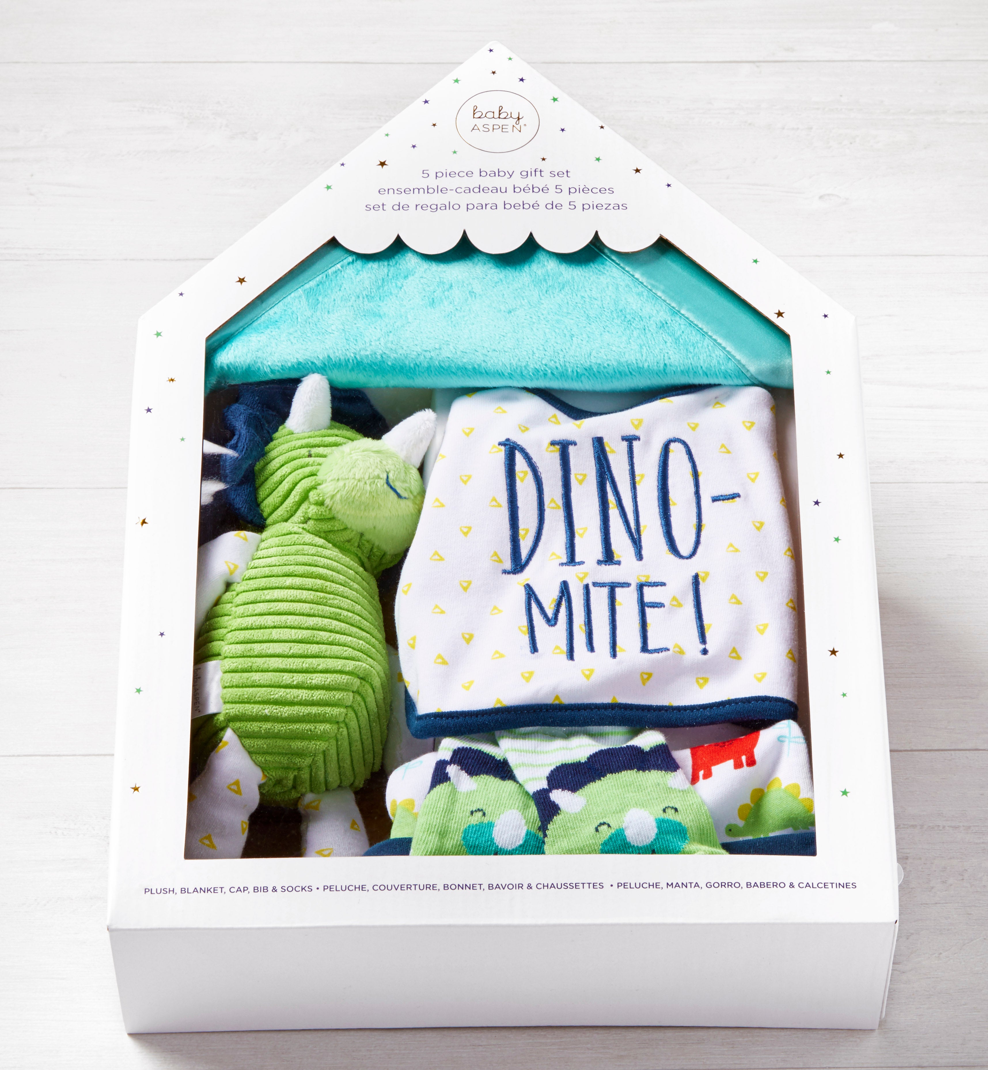 Dinosaur 5 Piece Welcome Home Gift Set