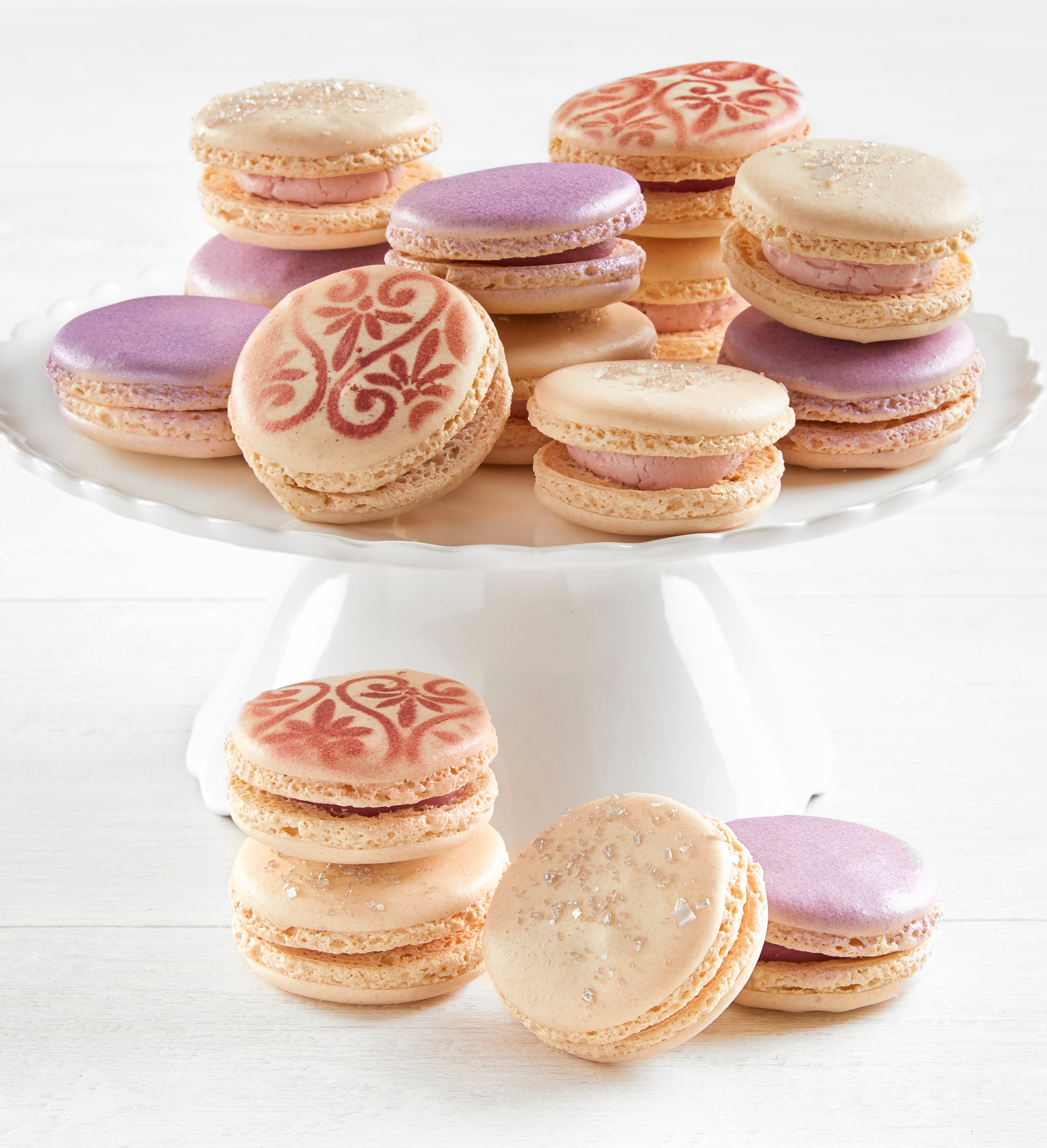 Diamonds & Rose 15 pc Macarons Asst