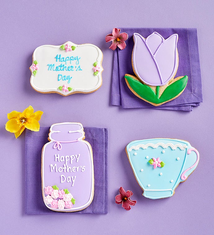 Mother's Day Artisan Iced Cookies