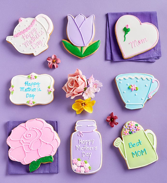 Mother's Day Artisan Iced Cookies