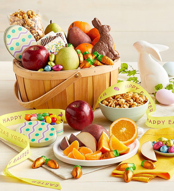 Easter Fruit & Treats Gift Basket