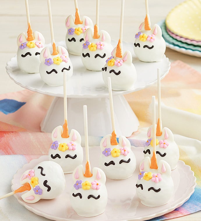 Magical Unicorn Truffle Cake Pops